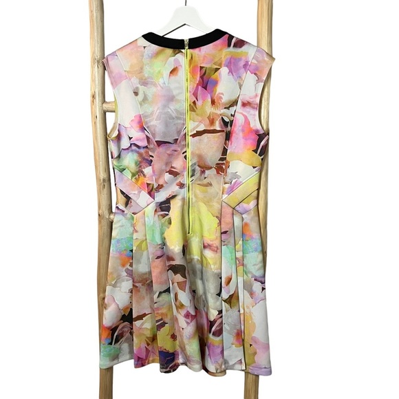 Ted Baker London Jeneyy Electric Daydream Dress 4 / 12 - Picture 9 of 10